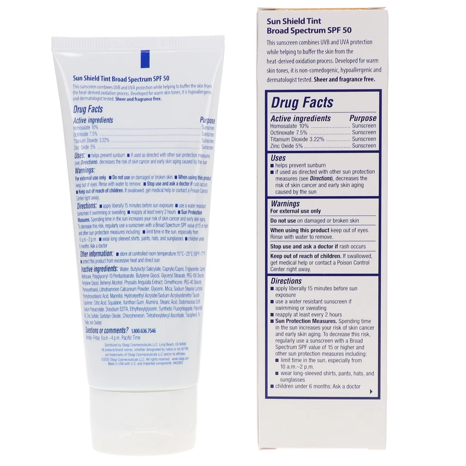 Obagi Sun Shield Tint Warm Broad Spectrum SPF 50 Sunscreen 3 oz - Image 2 of 4