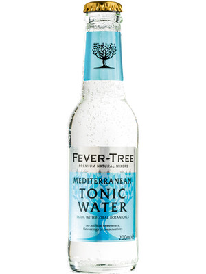 Fever-Tree Mediterran Tonic Water / 0 % Vol. / 0,2L Flasche inkl. 0,15 Pfand