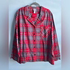 Wondershop Women’s Plaid Flannel Matching Pajama Set - Top & Bottoms Size 4X