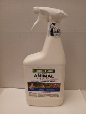 Liquid Fence All Purpose Animal Spray 32 fl oz Plant and Animal Friendly