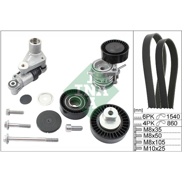 Keilrippenriemensatz Schaeffler INA 529 0053 10-image