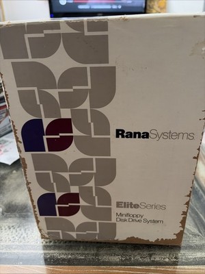 Vintage Apple? Rana Systems Elite One Floppy Disk Drive - untested Orig box Look