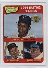 2001 Topps Archives Tony Oliva Brooks Robinson Elston Howard #209 HOF 15ze
