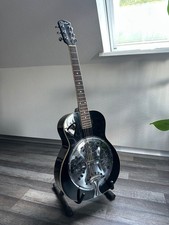 Feder FR-50 Resonator-Gitarre (Korea) &bull; Kluson-Mechaniken &bull; schwarz