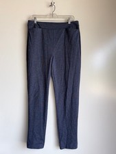 Ministry of Supply Fusion Straight Leg Pants Size Large Blue Heather