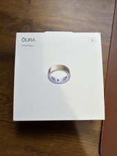 New Sealed Oura Ring 4 Smart Ring 4th Gen. Size 8 Gold Color Activity Tracker