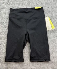 All in Motion Women's Size Small High Rise Brushed Sculpt Bike Shorts 10" Black