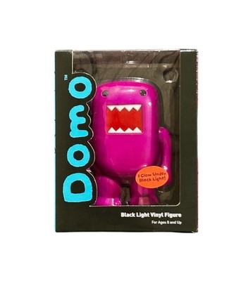4'' Domo Vinyl Figure: Black Light Purple -NEW IN BOX.
