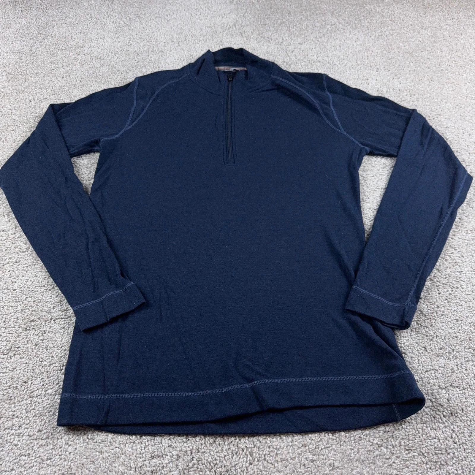 Smartwool Shirt Mens Large Blue Merino Wool Base Layer Thermal Hiking 1/4 Zip
Opens in a new window