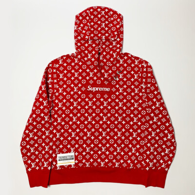 LOUIS VUITTON SUPREME BOX LOGO HOODIE AUTHENTIC X-LARGE MONOGRAM XL LV 1A3FBU | eBay