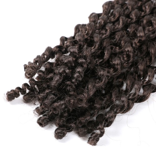 18" Passion Twist Crochet Braids Water Wave Braiding Hair Extensions Synthetic - Picture 23 of 83