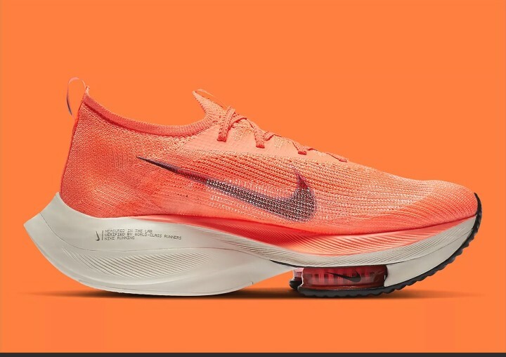 🔥N/WBOX-NO LID Nike Air Zoom Alphafly Next% Bright Mango/Citron (M W  9)