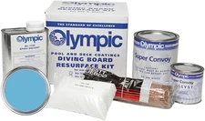 Olympic Pool Paint Diving Board Resurface Kit Blue Ice Durable & Slip-Resistant