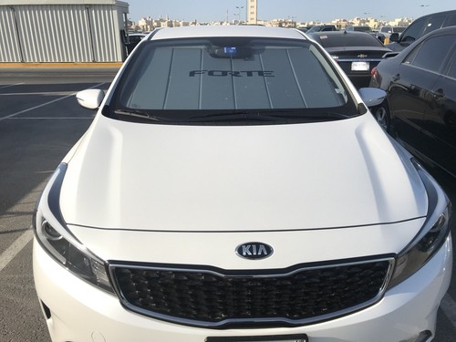 OEM 2010 2015 Kia Forte Koup Windshield UV Sun Shade Visor Deflector 