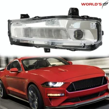 For 2018-2022 Ford Mustang Turn Signal Light w/Fog Light LED DRL Front Passenger