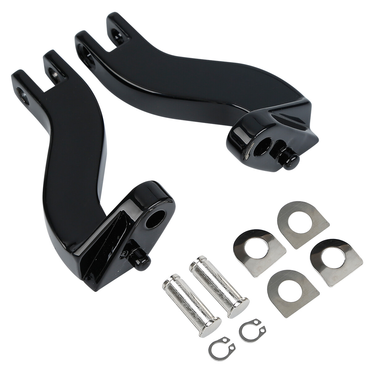 Passenger Rear Foot Peg Mounting Kits Fit For Harley Touring Street Glide 93-16