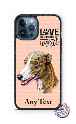 Greyhound Dog Pet Face Personalize Phone Case For iPhone 14 Samsung s23 Google