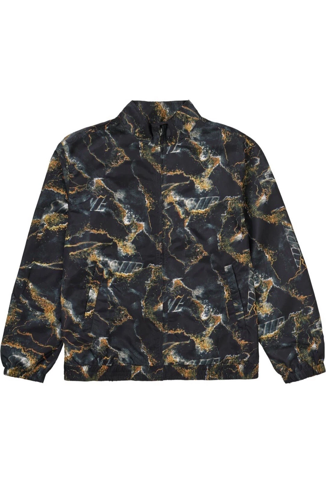 Supreme Marble Track Jacket Size M Black + Free Supreme Sticker
