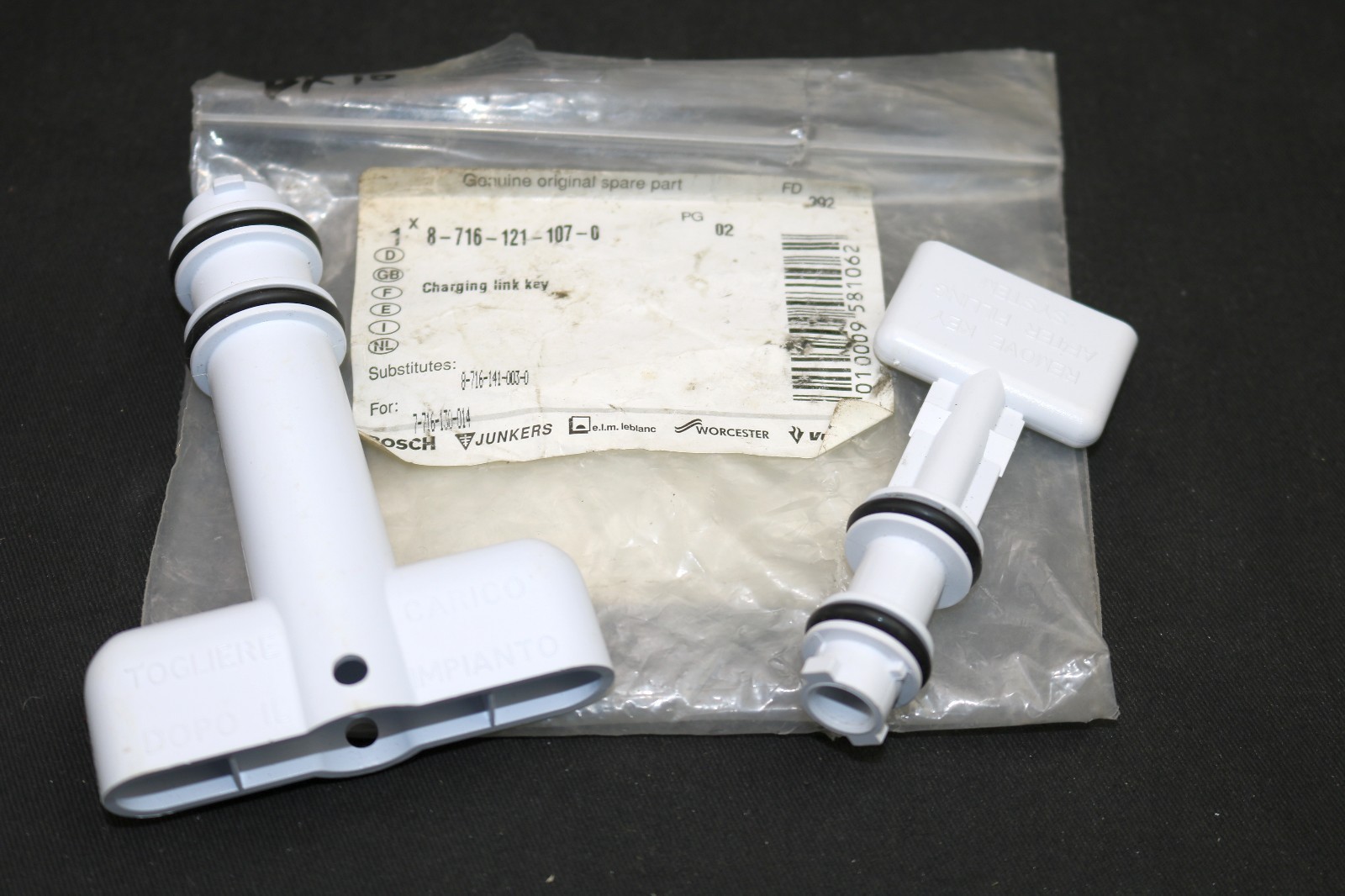 Worcester SBi/CDi Charging Link Keys Both 87161211070 (K108)