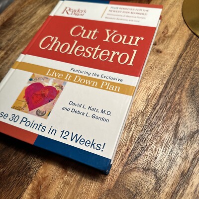 Cut your Cholesterol ( Reader's Digest) Hardcover Book Brand New By Dr. Katz