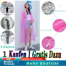 Regenponcho Regenmantel für Damen Herren Regenbekleidung Regencape Wasserdicht