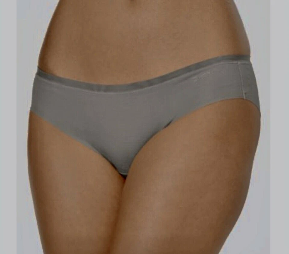 DKNY Downtown Cotton Dk Grey No Visible Line Bikini Panty Underwear Womens Sz XL - Image 4 of 4