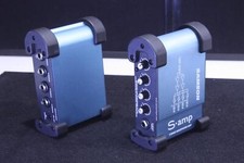 2X SAMSON S-amp Stereo Headphone Amp Amplifier 4 Four Channel TESTED SKU 223686