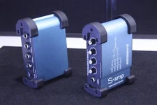 2X SAMSON S-amp Stereo Headphone Amp Amplifier 4 Four Channel TESTED SKU 223686