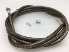 NEW 1 BICYCLE BIKE Brake Cable 68" + 1 Double Sheath Housing 60" Braided