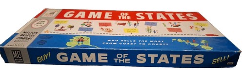 VTG Milton Bradley Game of the States Board Game - Picture 6 of 10