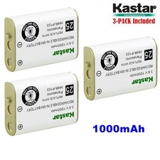 3xKastar Cordless Phone Battery NI-MH 3.6V 1000mAh For Panasonic HHR-P103 Type25