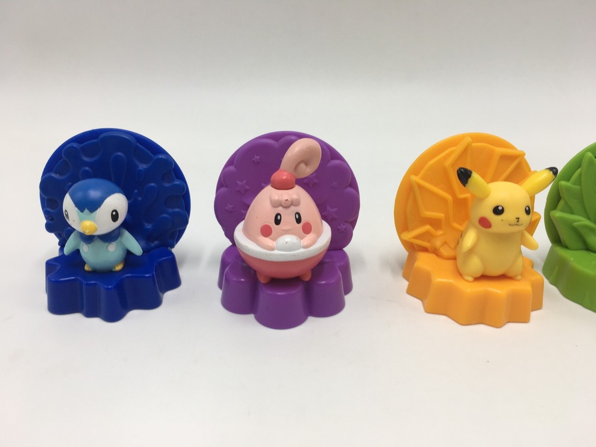 Pokemon Burger King 2008 Character Card Holder Display Lot of 5