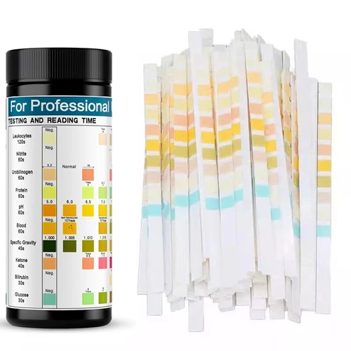 10 Parameter URS-10 Urinalysis Reagent Test Strips Protein PH Urine Analysis US