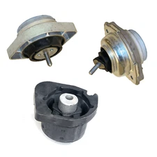 Front L R Engine Motor Mount Rear Transmission Mount 3 Set Fit BMW X3 2.5L/ 3.0L