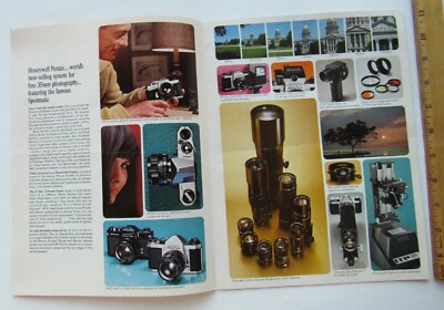 Brochure Revendeur Honeywell Pentax – Appareils Photo Objectifs Accessoires – Vintage