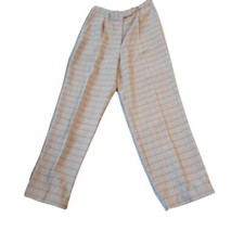 Giorgio Sant Angelo Women's Size 8 Vintage Plaid Career Pants