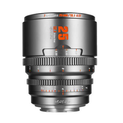 7artisans 25mm S35 Hope Prime T2.1 Cinema Lens for Fujifilm XF Mount Camera