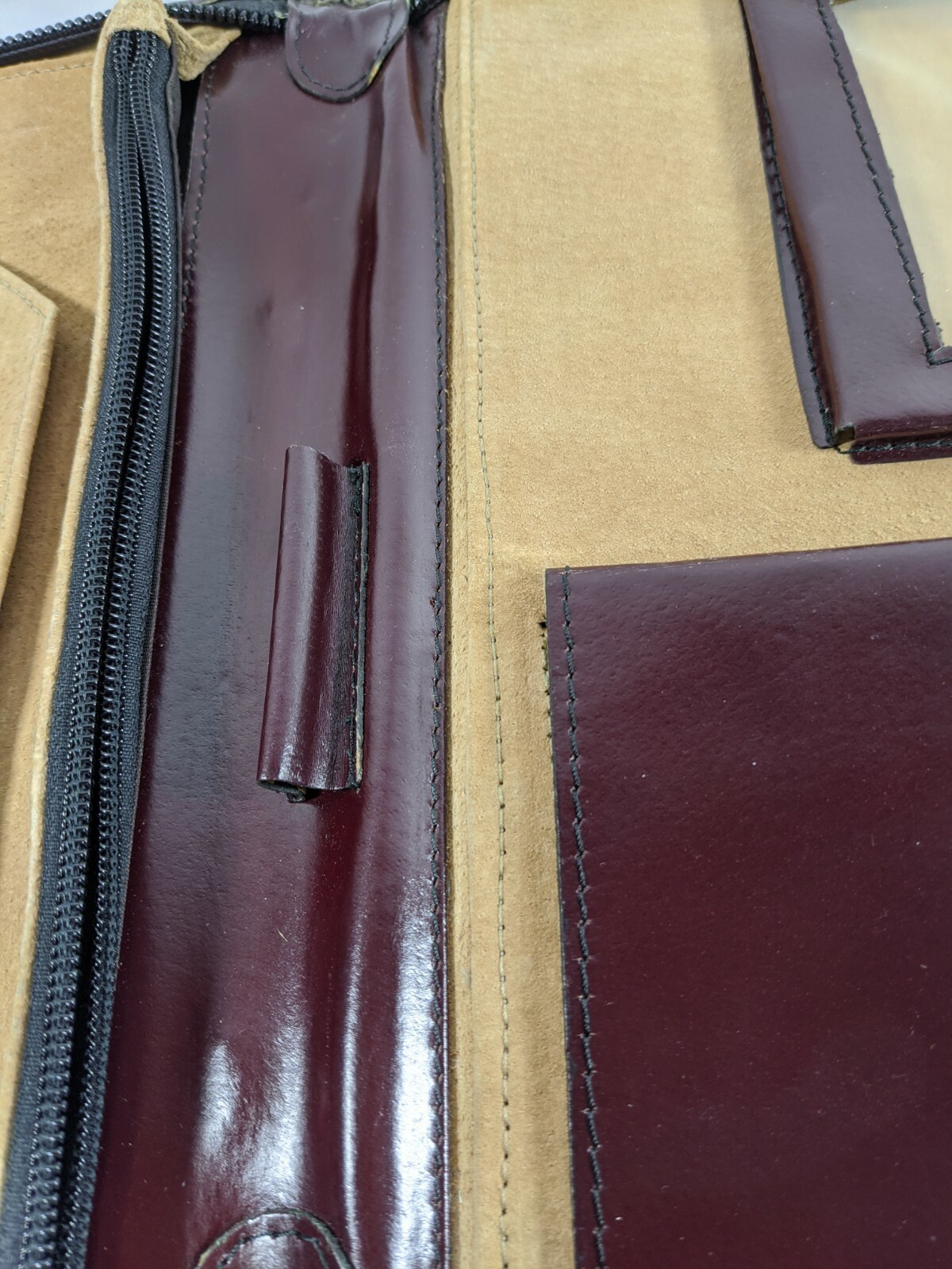 Genuine Top Grain Leather File Organizer Gem