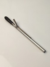 Vintage steel hair curler tongs / curling Iron Barbers Antique Hairdressing DRGM