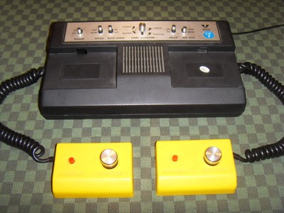 Console De Jeux Vintage Univox Paris – 1977 – Style Pong – Manettes Jaunes – Fonctionnelle
