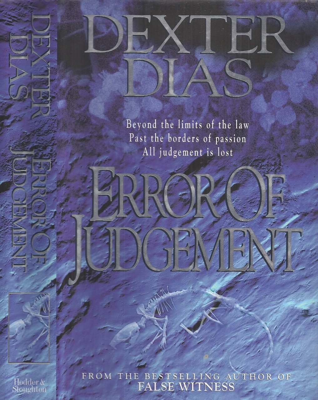 Dexter Dias - Error of Judgement - 1st/1st (1996 Hodder First Edition DJ)
