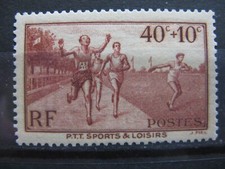 FRANCE neuf  n° 346  SPORTS ET LOISIRS P.T.T.