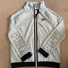 NWT Victoria's Secret Pink Anorak Full Zip Baby Blue Size XS/S