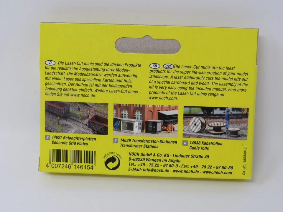 Noch N 14615 Coal Bins Steam Era Railyard Detail Accessory Laser-Cut Kit - Image 2 of 2