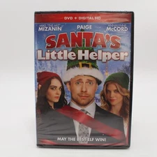 Santa's Little Helper DVD Comedy The Miz Paige WWE Brand New Factory SEALED