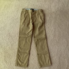 MINI BODEN KIDS KHAKI PANTS, 7, 4 POCKET, ZIP FLY, INSIDE ADJUSTABLE WAISTBAND