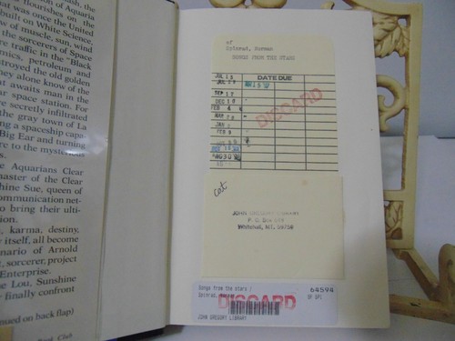Songs from The Stars by Norman Spinrad 1980 HB/DJ BCE - Picture 2 of 7