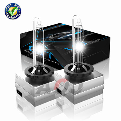VONFUL 2x D3S Xenon HID Bulbs 6000K – 42403/42302/66340 Replacement, 35W, 3-Year Warranty