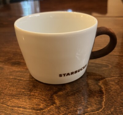 Mug Coffee Vintage Starbucks 2010 by KAHLA Brown Felt Handle