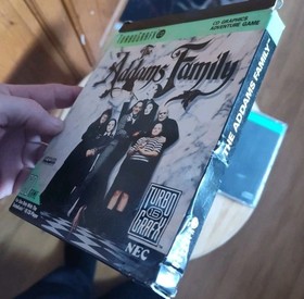 The Addams Family (TurboGrafx-CD) Complete Box And Manual Outer Box And Insert